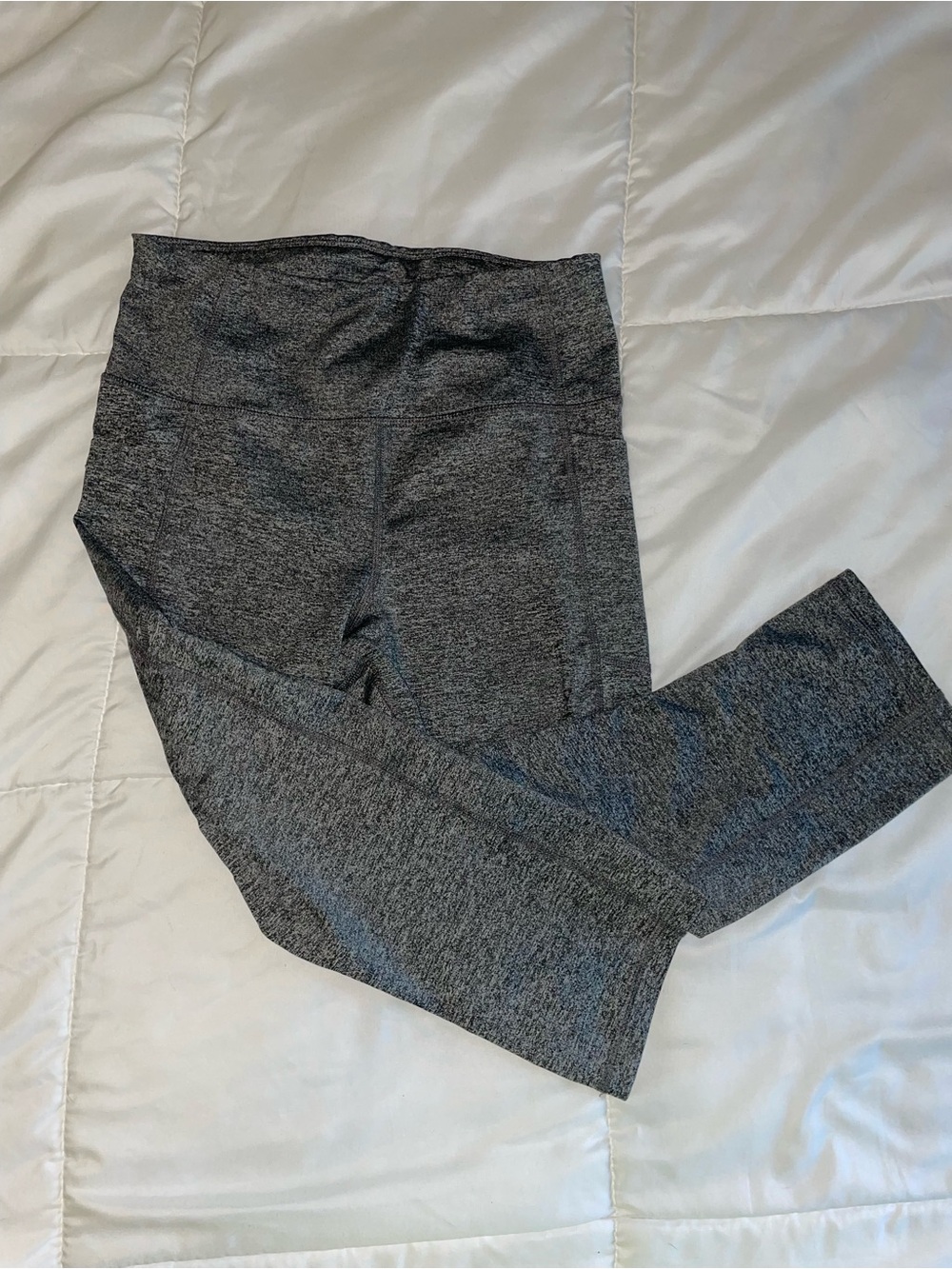 Avia Gray Athletic Leggings with pockets